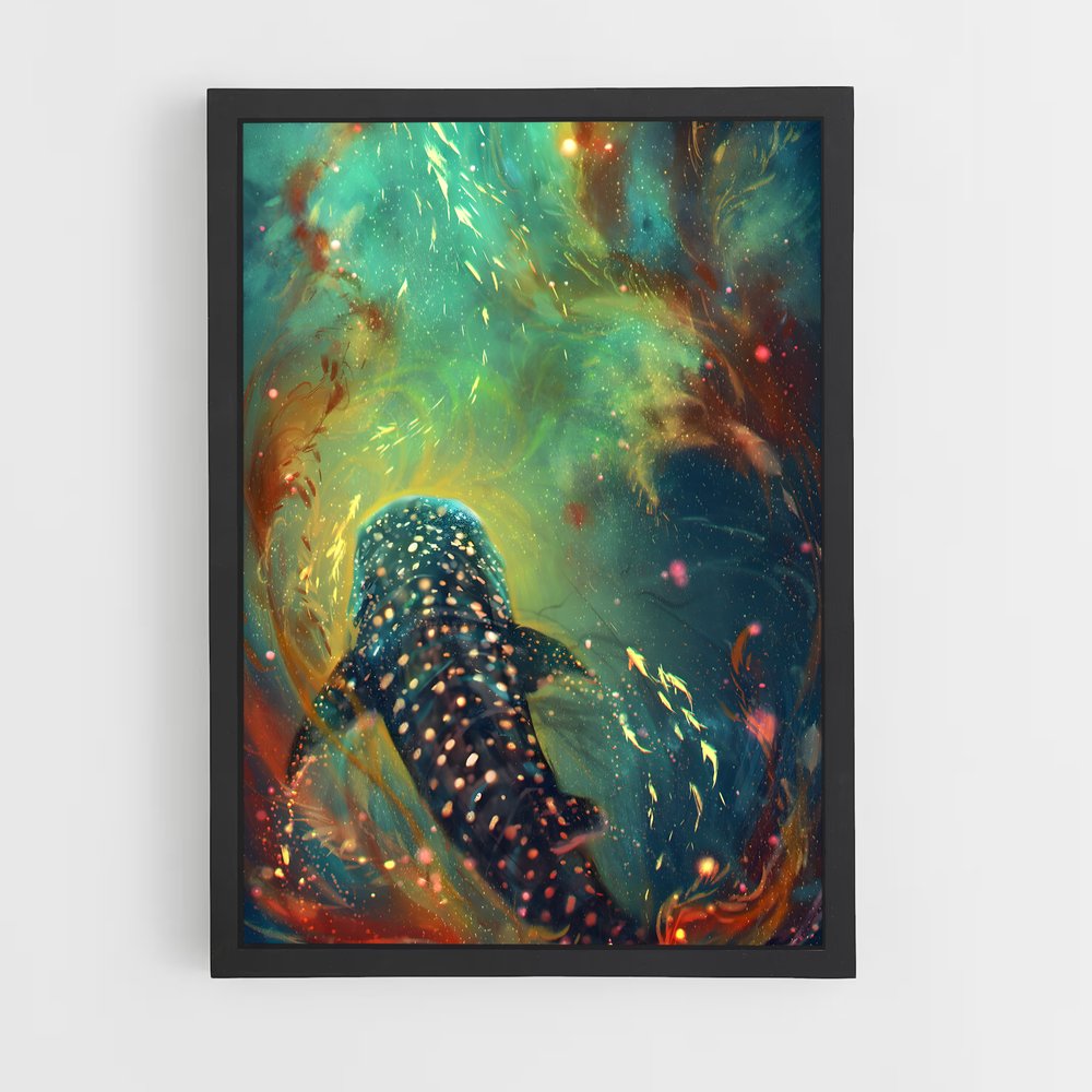 Poster La Chanson des Profondeurs – affiche Art spatial (vue 2)